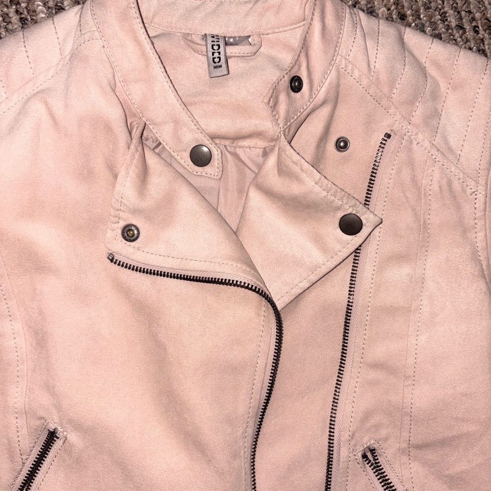 Divided Light Pink suade jacket - Picture 2 of 5